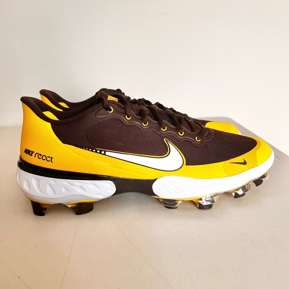 NWT Nike Men’s Alpha Huarache Elite 3 Low MCS Baseball Cleats CZ4453-200 Size 14 - Picture 1 of 8